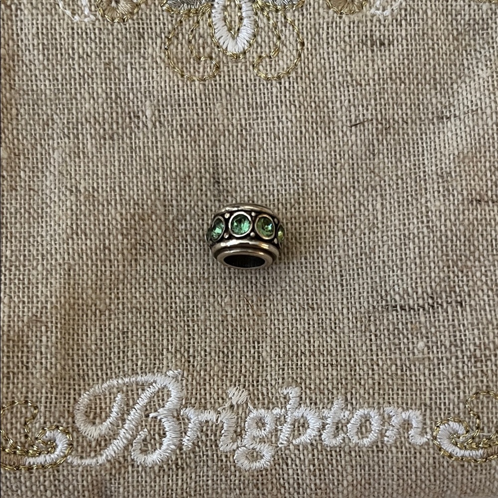 Brighton Green and Silver Bead